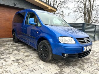 VW CADDY MAXI 1.9TDi 4x4, 2Majitel,ČR,Serviska,7míst,tažné - 3