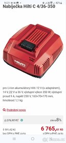 Nabíječka Hilti C 4/36-350 - 3