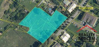 Prodej stavebního pozemku 4758 m2 v centru obce Doubrava - 3