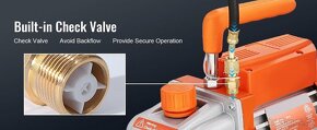 Vakuová pumpa 3.5CFM komora 21L vývěva podtlak vacuum nádoba - 3