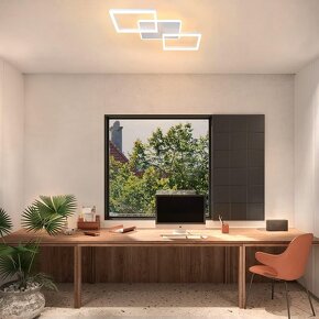 Moderní bílé stropní LED svítidlo stmívatelné - 3