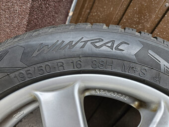 Original alu kola VW 5x100 R16, včetně zimní pneu - 3