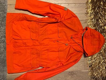Super Dry bunda, 3/4 parka, oranžová “S” spíše “M” - 3