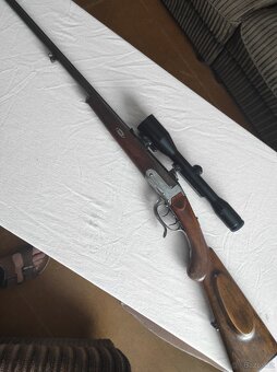 Raritní zlamovací kulovnice Julius Hessmer  8,15x46R - 3