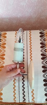 Retro lampička na zeď ve tvaru svícnu – 70. léta - 3