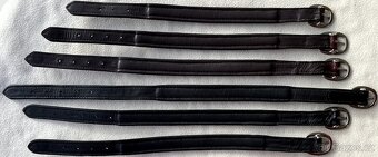 Kožený psí obojek bez připojení na vodítko, náhrdelník MIX - 3