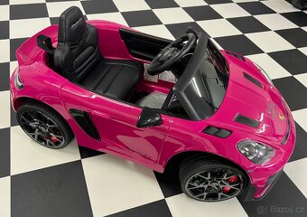 Dětské elektrické Porsche Spyder RS 718 - 90W, dojezd 90minu - 3