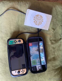 Nintendo Swich Oled Zelda edic + obal - 3