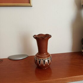 Prodám: keramická váza vázička výška 14,7 cm - 3