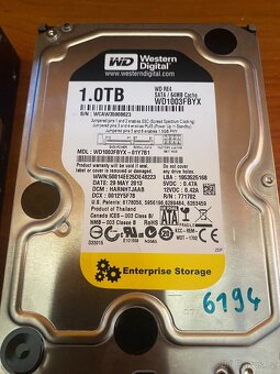 Harddisky 1TB, 500GB - 3
