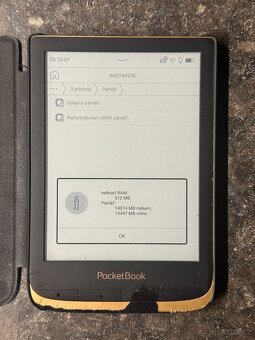 Čtečka knih PocketBook 632 Touch HD 3 16GB + obal - 3