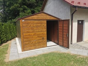 Plechová garáž 3x5m - 3