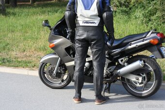 Značkové kožené kalhoty na motorku IXS, vel. 52, chrániče - 3