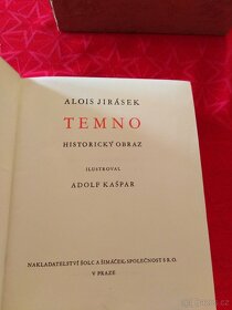 Kniha TEMNO Alois Jirásek - v kůži - 3