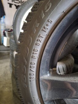 Alu kola Borbet, R15 + zimní pneu 185/55 R15 - 3