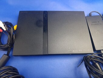 PS2 PlayStation 2 Slim + Hry - 3