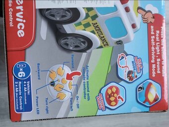 Kiddy Go Nové RC Hasičské auto 2,4GHz 19 cm - 3