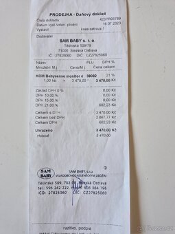 Monitor BABY SENSE - 3