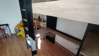 Patrová postel s policemi a psacím stolem Duplex - 3