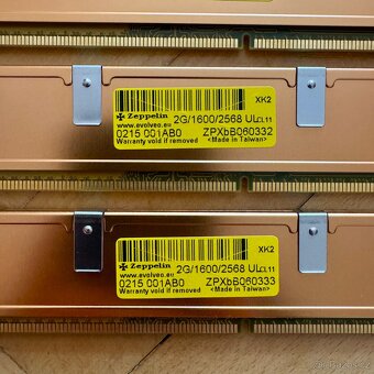 Zeppelin 8GB KIT (4x2GB) DDR3‑1600 MHz CL11 DIMM - 3