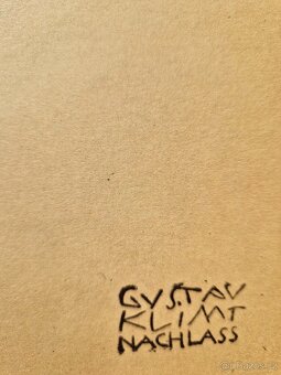 Gustav Klimt - (vysokokvalitná tlač) z roku 1980 (2) - 3