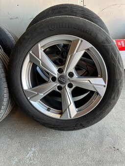 Alu kola Audi 5x112  8Jx18” 4K0601025D + pneu continental - 3