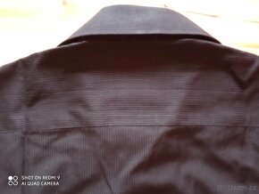 černá slim košile, vel.M - 3