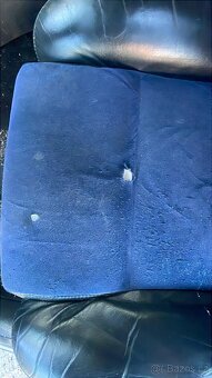 Modrá Alcantara sedačky z Passat B5,5 - 3