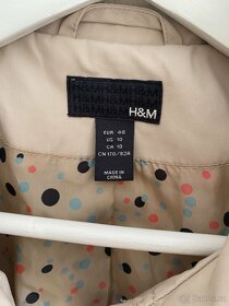 Běžový kabát trenčkot H&M - 3