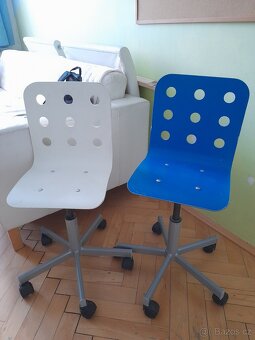 Pracovní stůl Micke Ikea a židle 142×50 cm - 3