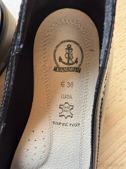 Dámské kožené mokasiny / loafers - 3