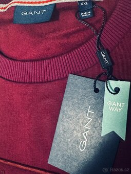 Gant sweatshirt dark red/purple XXL - 3