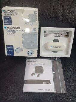 Bezdrátová sluchátka Blaupunkt BTW 10 WH Bluetooth 5.3, nové - 3