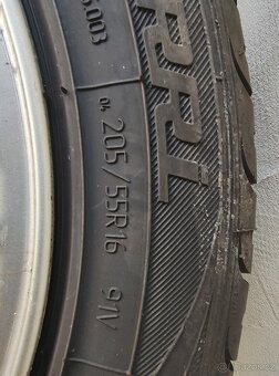 Hlinikové ráfky+nové pneu 205/55r16 na renault - 3