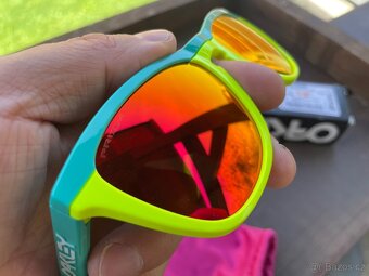 Oakley Frogskins Hybrid Celeste Tennis Yellow Prizm Ruby - 3