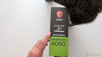 💻 Prodám grafickou kartu MSI GeForce RTX 4060 VENTUS 2X BLA - 3