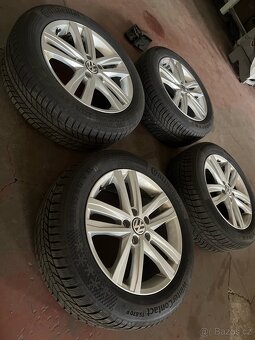 Vw zimní sada 225/55 r17 continental - 3