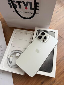 IPhone 15 PRO MAX 256gb ,, TOP STAV “ ZÁRUKA - 3