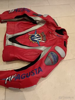 Mv Agusta CRC Edition-Pánská kožená moto kombinéza dvoudílná - 3