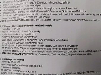 Dětská přilba 52-56cm nova - 3