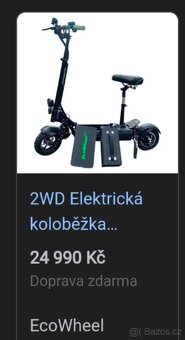 EcoWheel ALu 20 Elektricka raketa :) koloběžka naj. 320 km - 3