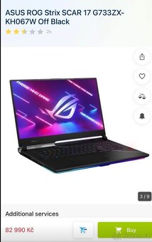 ASUS ROG Strix SCAR 17 G733ZX-KH067W Off Black - 3