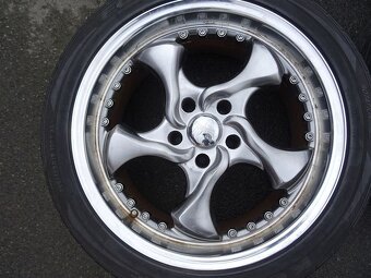 Alu disky dvourozměr Keskin 19",rozteč 5x120,ET 17, letní - 3
