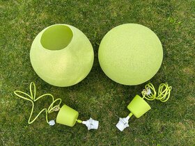 Designové kulaté stínidlo vč. kabelů: 2ks - 3
