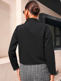 NOVÁ černá elegantní halenka vel.S - 3