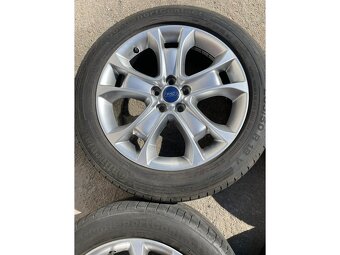 ALU disky originál Ford 5x108 R18 s letními pneu 235/50 R18 - 3