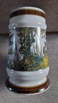 Keramický korbel s mysliveckých motivem - 3