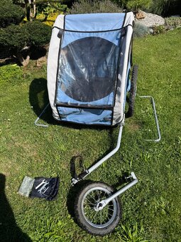 Přívěs na kolo Jogger pro 2 děti - vozík za kolo - 3