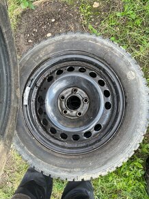 Zimní kola plechové disky r15 195/65 r15 - 3