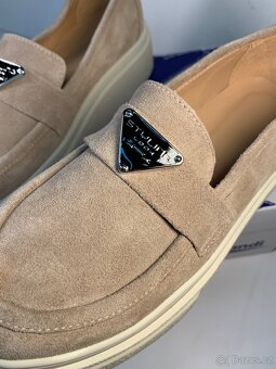 Dámské Loafers/ Mokasíny Kůže Nove - 3